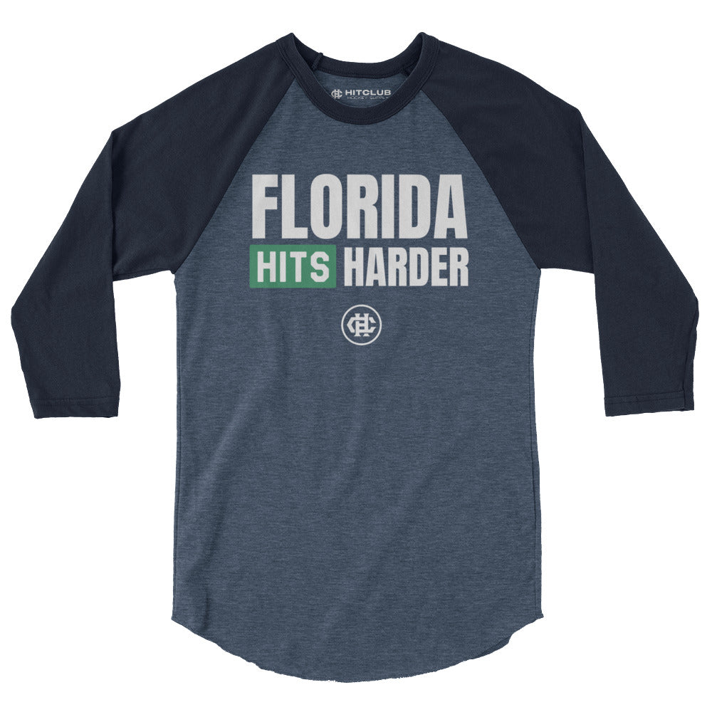 Florida Hits Harder – 3/4 sleeve shirt