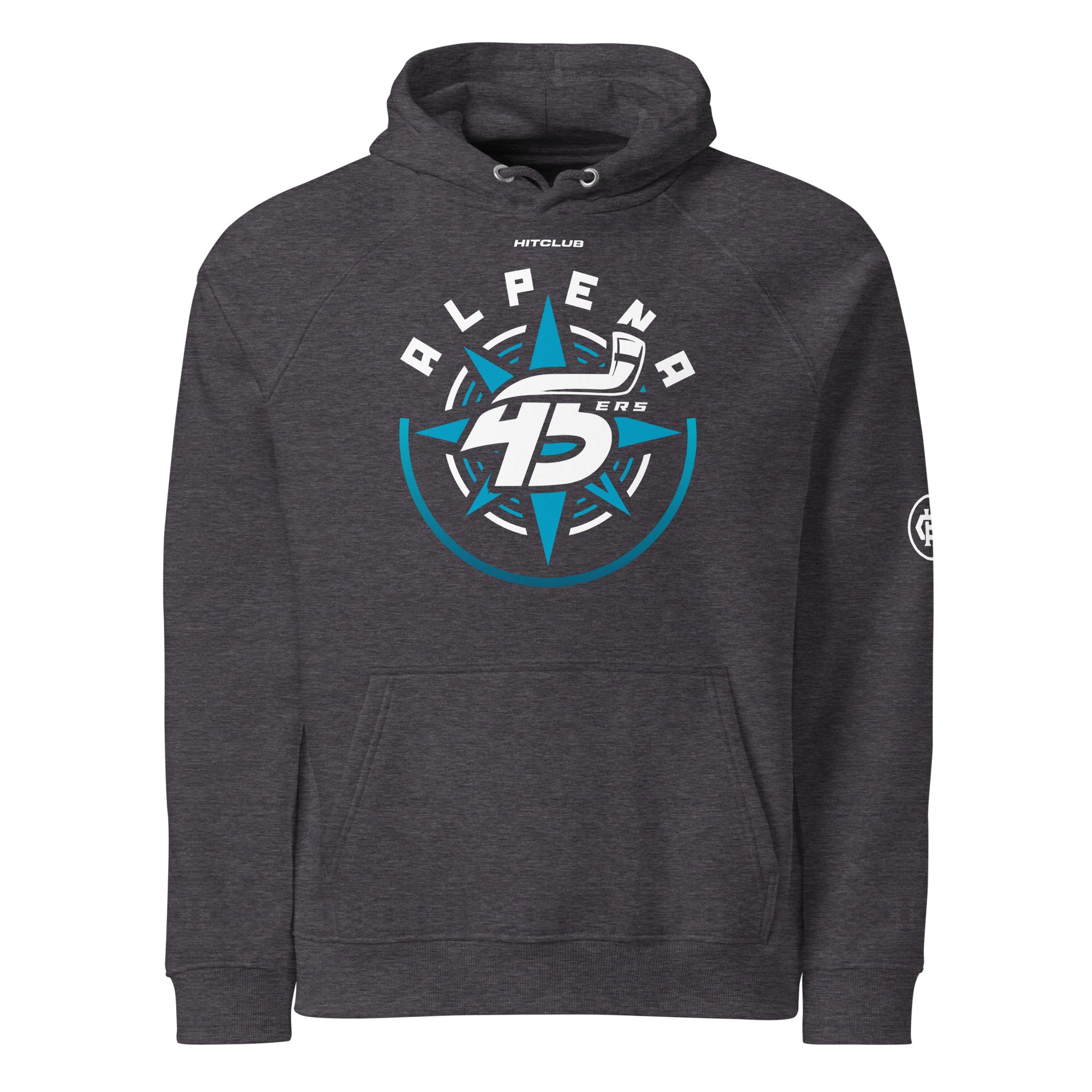 Alpena 45ers x Hitclub – Logo Raglan Hoodie